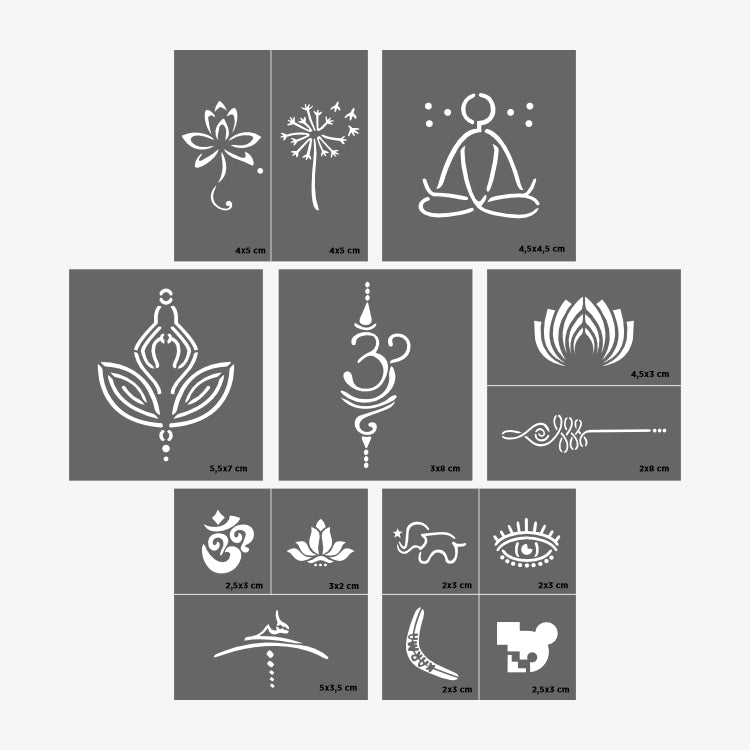 Sablon tatuaj temporar Goa