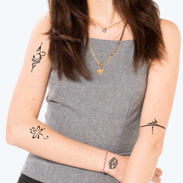 Set Complet Tatuaje Temporare Sablon + Spray - Goa