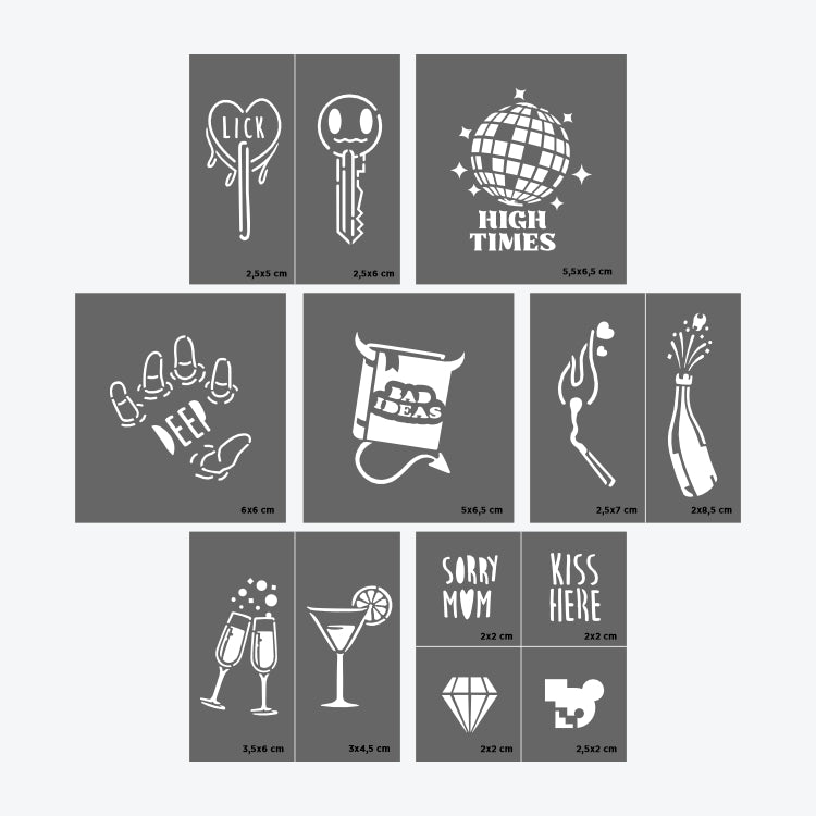 Sablon tatuaj temporar Ibiza