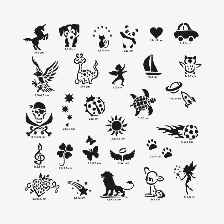 Sablon tatuaj temporar Wonderland