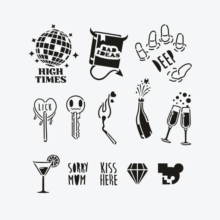 Sablon tatuaj temporar Ibiza