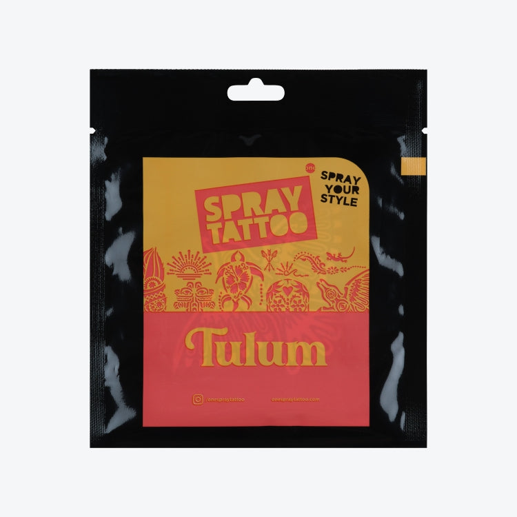 Set Complet Tatuaje Temporare Sablon + Spray - Tulum