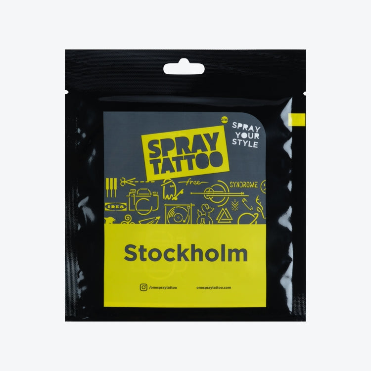 Set Complet Tatuaje Temporare Sablon + Spray - Stockholm