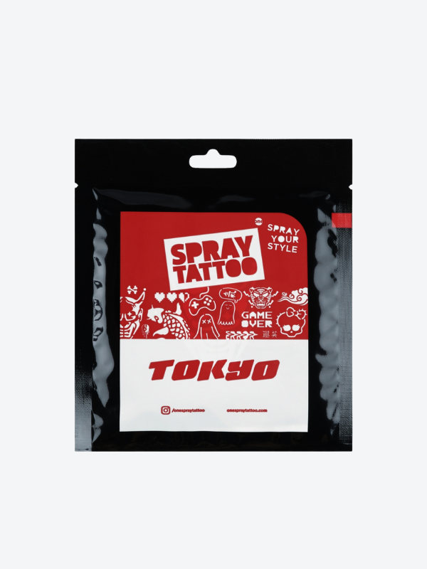 Set Complet Tatuaje Temporare Sablon + Spray - Tokyo