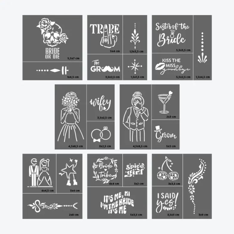 Sablon tatuaj temporar Bride