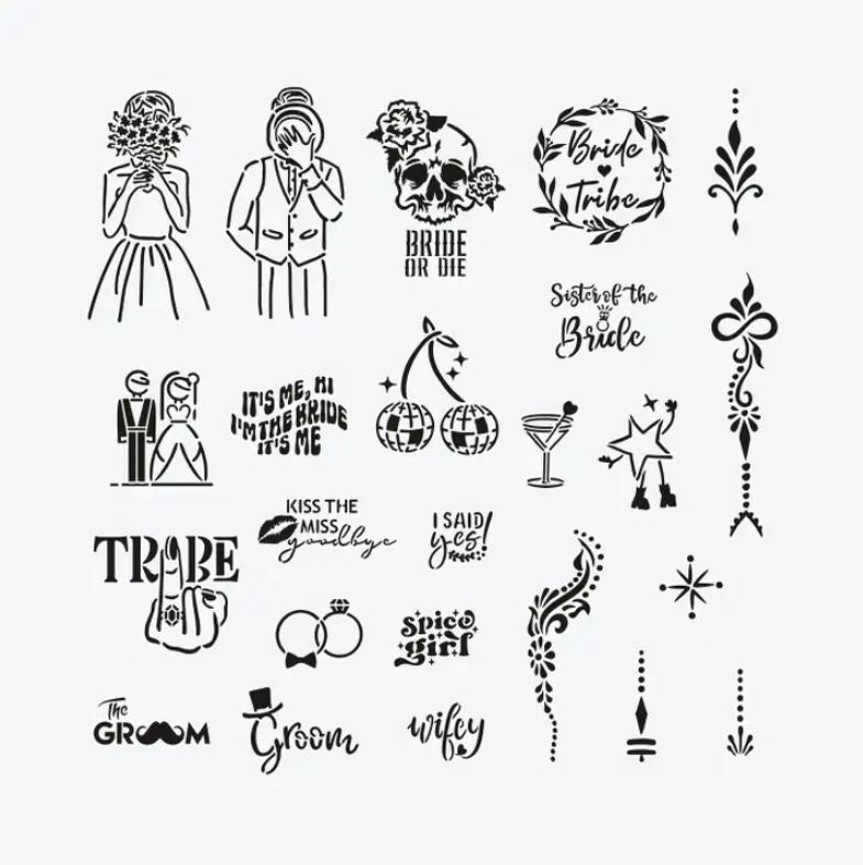 Sablon tatuaj temporar Bride