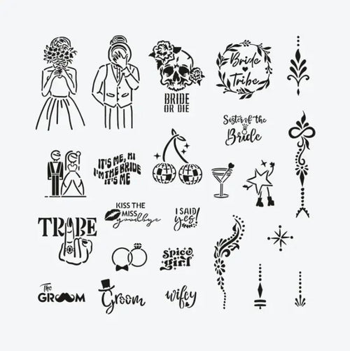 Sablon tatuaj temporar Bride